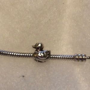 Pandora duck charm, authentic